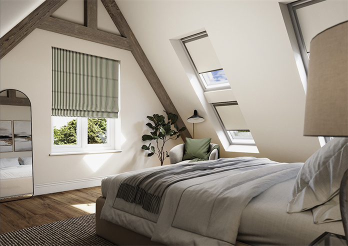 The British Stripe Co. Catherine, Chilterns No.3 - Twist&Fit Roman Blind - Image 7